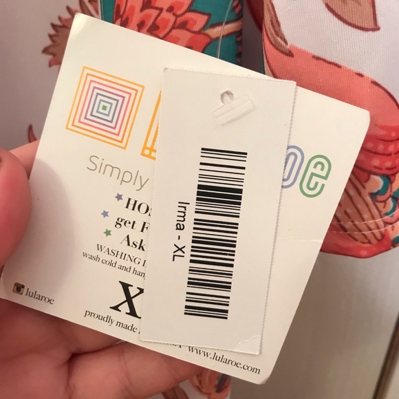 LuLaRoe Irma XL. New with tags. - Picture 2 of 2